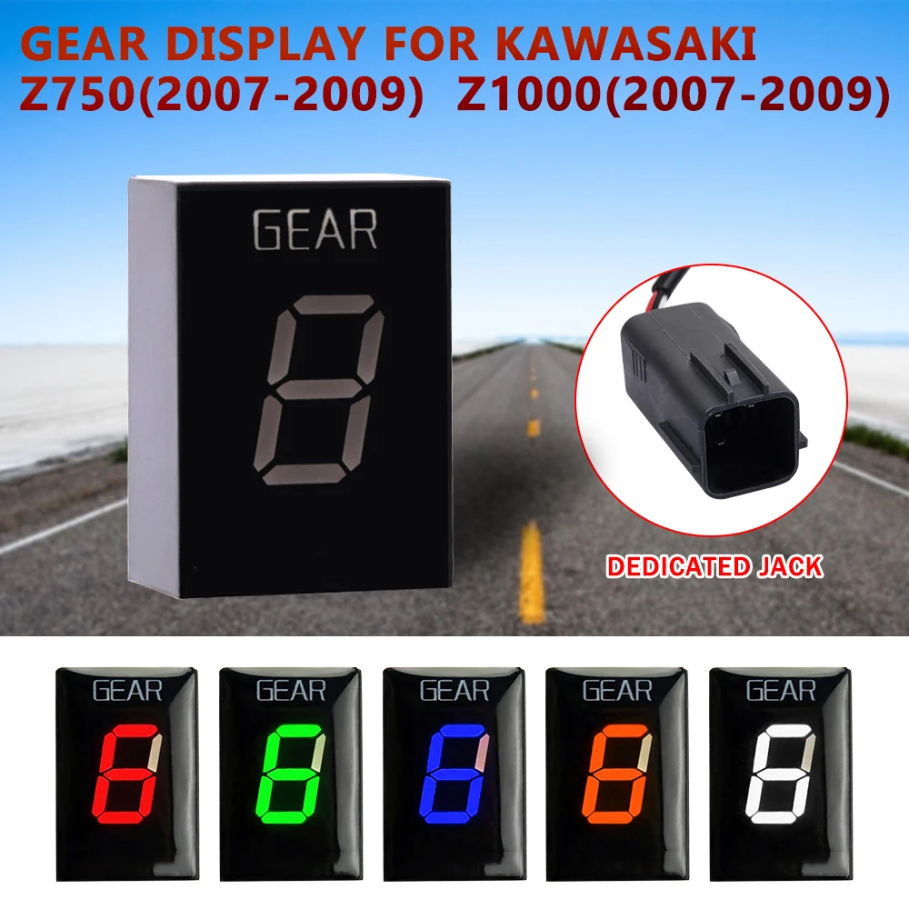 Индикатор для камеры Kawasaki Z750 Z 750 Z1000 1000 2007 2008 2009 с прямым креплением на 1-6 скоростей