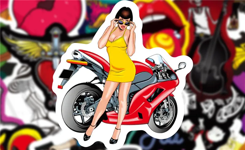 sexy anime girl adult stickers variety pack  (6)