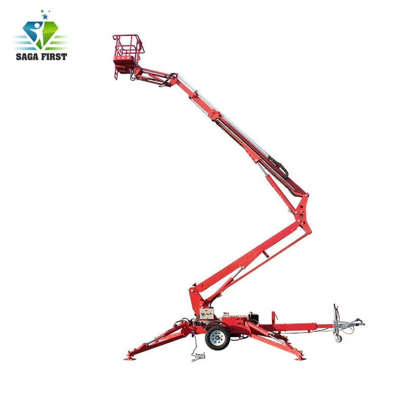 

10m 200kg Mobile Aerial Articulated Man Lift Table