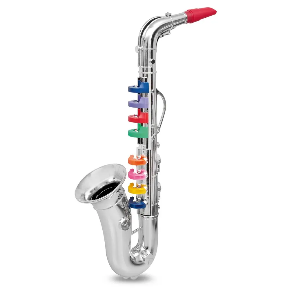 K050030 саксофон музыкальный инструмент реквизит детский музыкальный игровой инструмент детский имитации для детский подарок золото/серебро Цвета