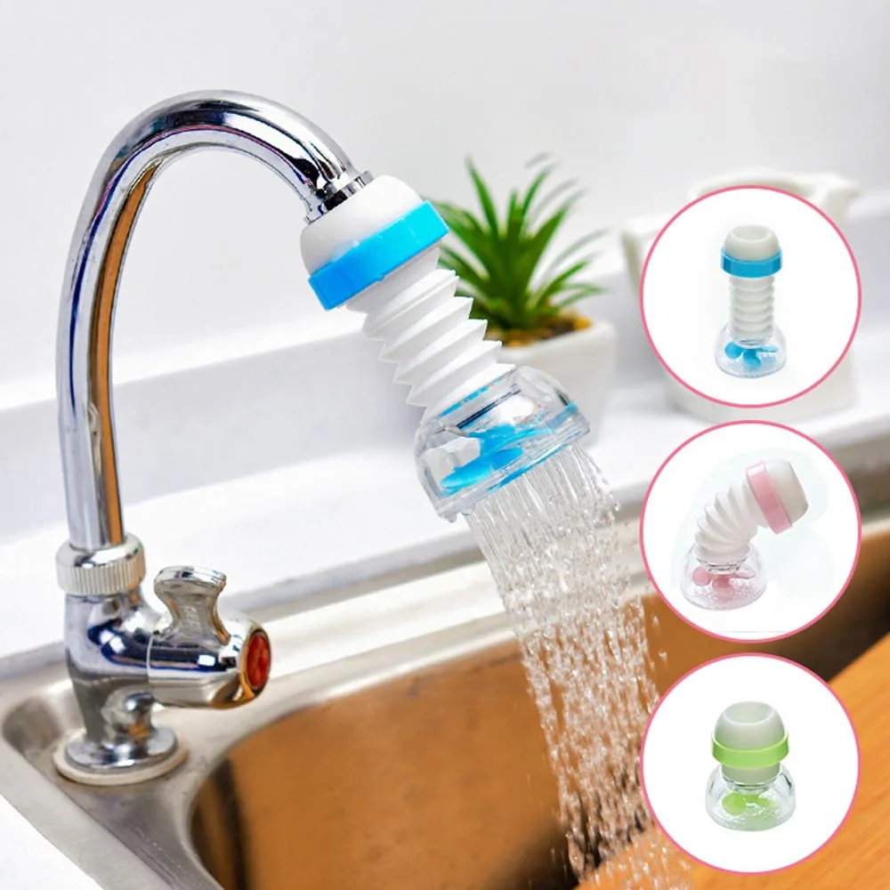 

360 Degree Adjustable Splash-Proof Water Filter Kitchen Faucet Tap Head