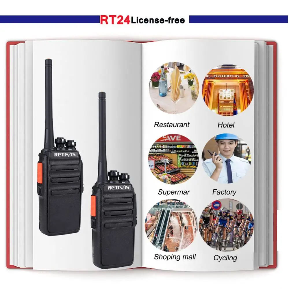 4 шт. Retevis RT24 Walkie Talkie PMR446 UHF 0 5 Вт 16CH без лицензии VOX Scan Ham Radio Hf Transceiver A9123|ham radio hf