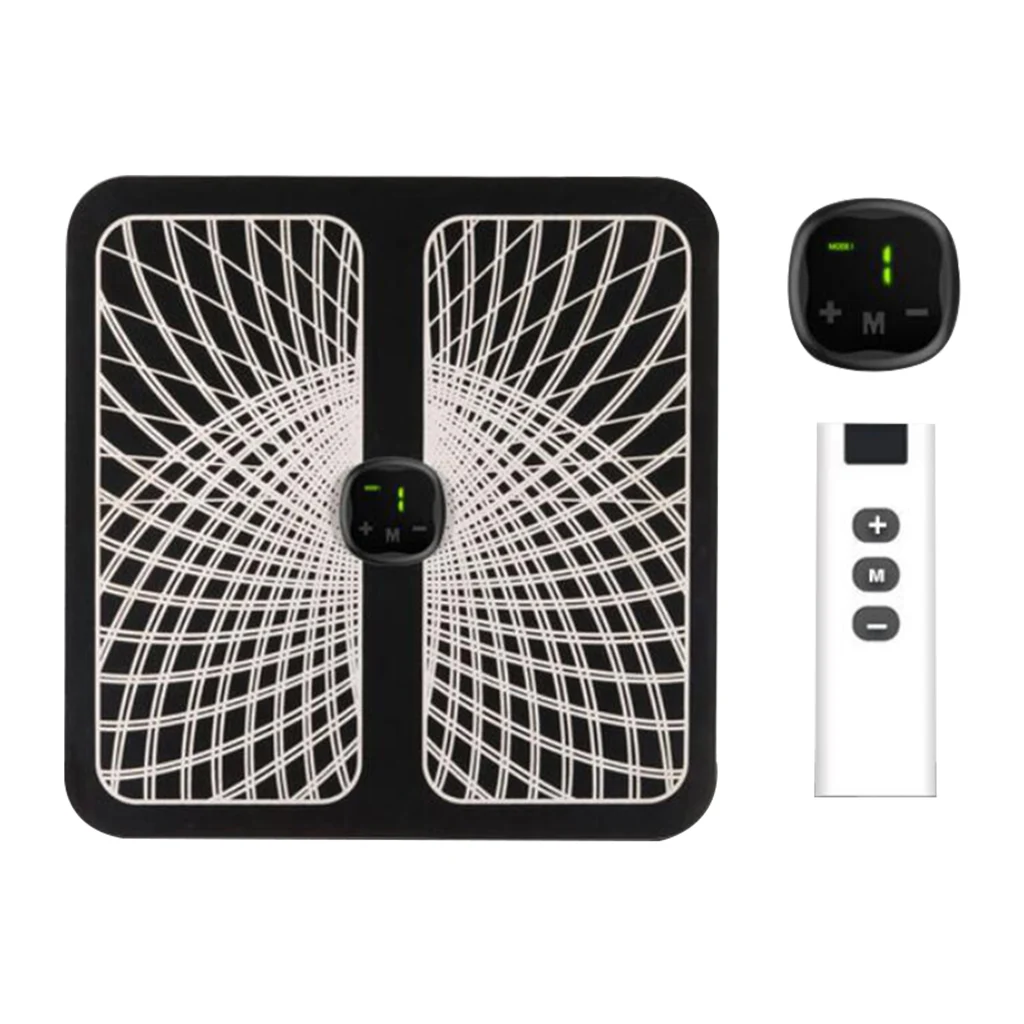 Electric Foot Stimulator Massager USB Rechargeable Low-Frequency Pulses Massage Foot Circulation Massager Body Machine Men Women