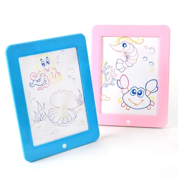 

3D Magic Drawing Pad 8 Light Effects Puzzle Board 3D Sketchpad Tablet Creative Kids Pen Gift LEDs Lights Glow Art Drawing Toys