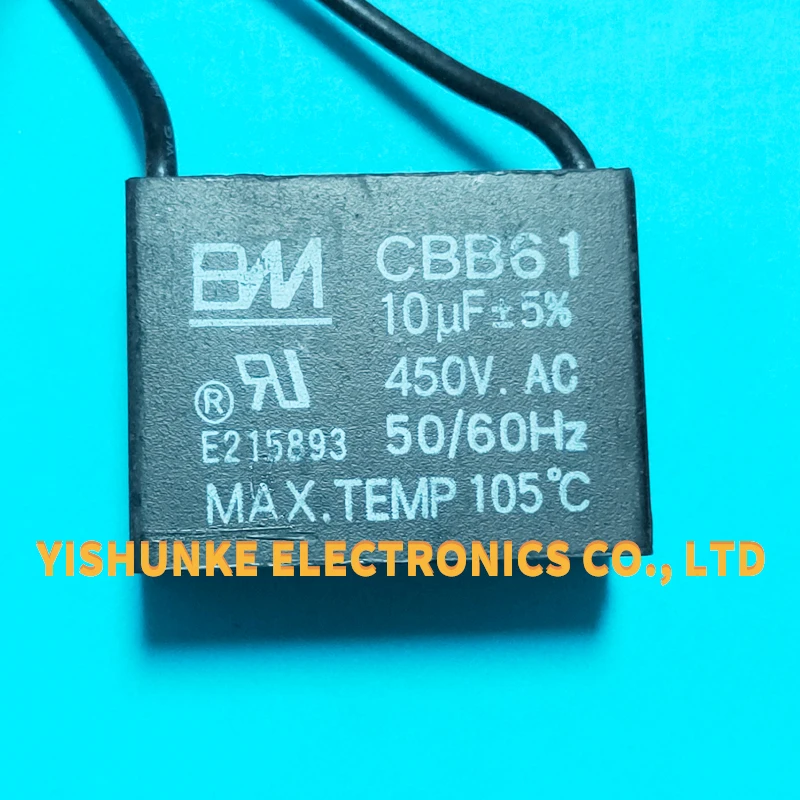CBB61 пусковая емкость AC Конденсатор вентилятора 450V CBB двигатель hjxrhgal конденсатор 1