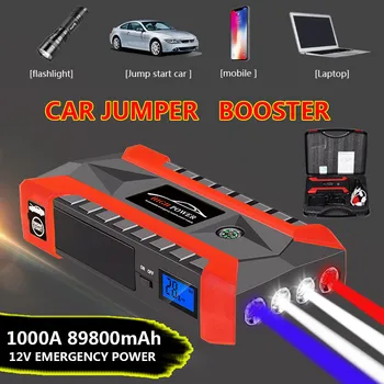 

Protable Car Jump Starter Energy Storage System 89800mah Power Bank Car Battery Booster Charger Starting Device Car Starter