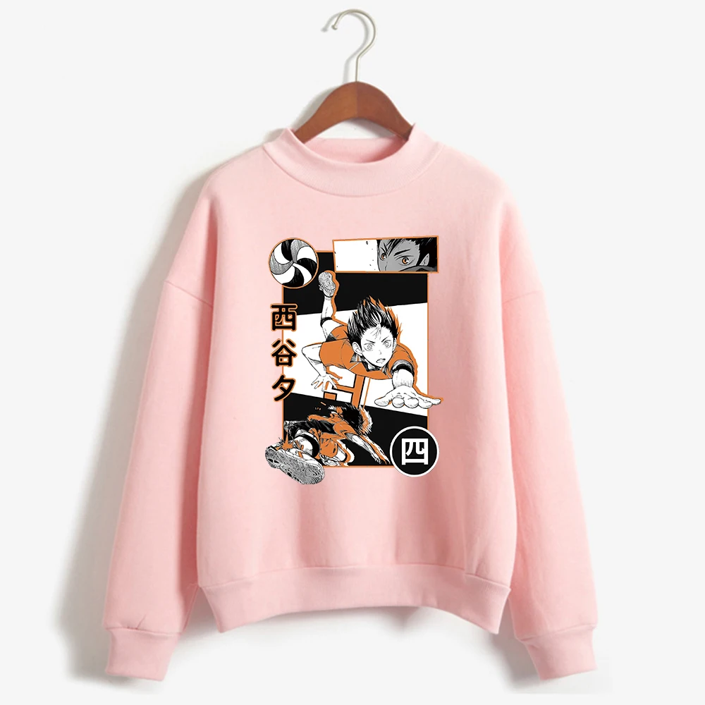 

2020 Nishinoya Haikyuu Classic Sweatshirt Shoyo Volleyball Round Neck Hoodie Hoody Fashion Sweatshirt Tops