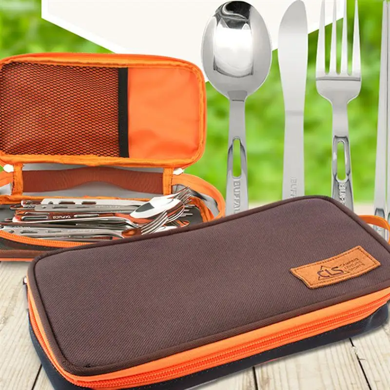 Cookware Storage Bag Tableware Bag Portable Storage Organizer Toiletry Pouch for Outdoor Camping Barbecue
