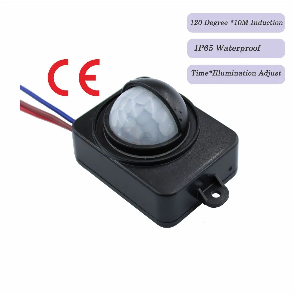 Lux Time Adjust 220V PIR IR Infrared Human Induction Lamp Switch Sensor Light Control Ceiling Light Motion Sensor On Off 8m  (1)