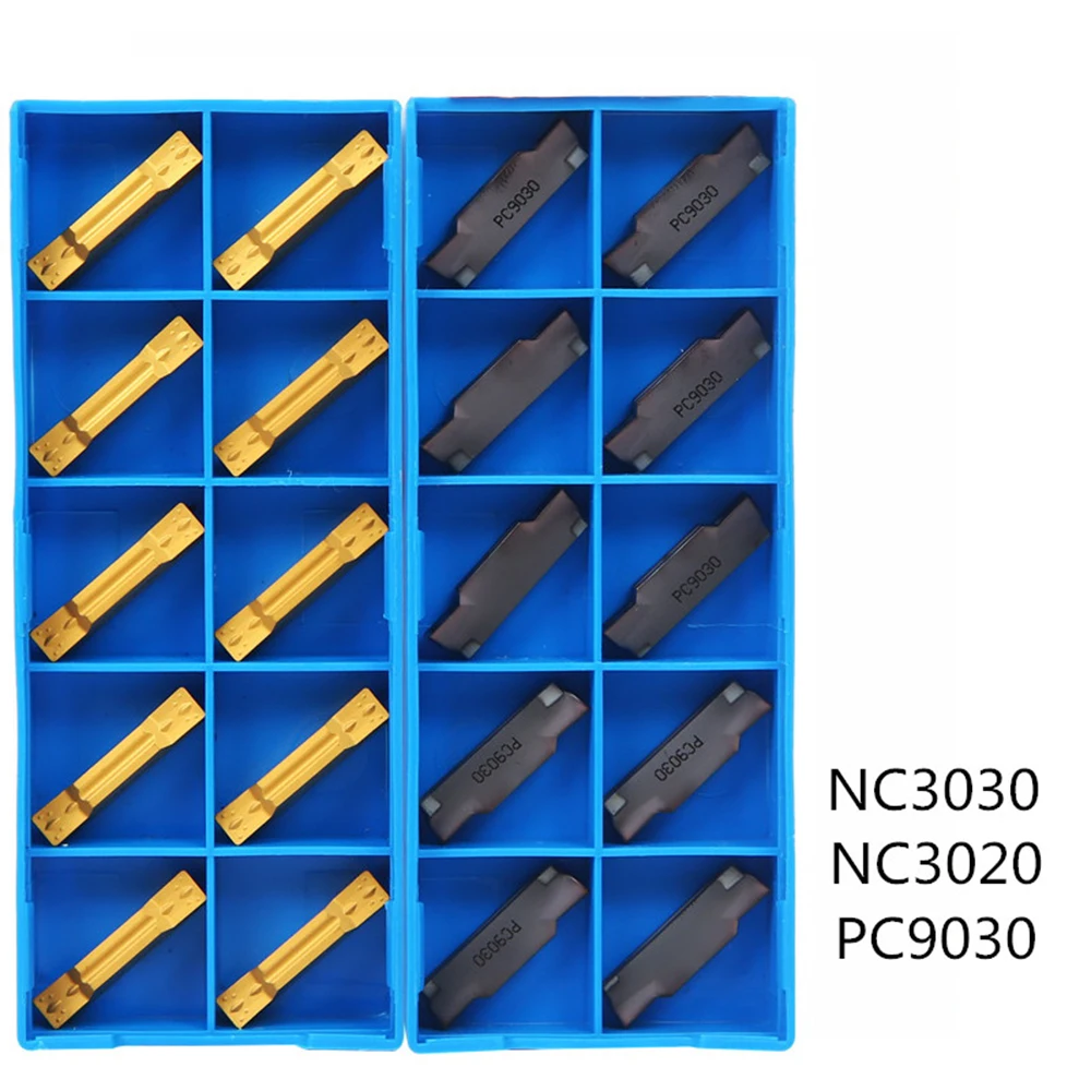 10 Stück MGMN400-M NC3030 NC3020 PC9030 Nutfräser-Einsätze Drehmaschinen-Schneidwerkzeuge MGMN-Serie Schneidmesser – Detail 1