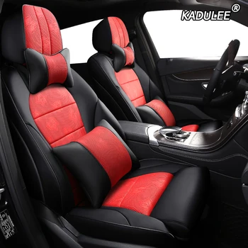 

KADULEE Make Custom Cloth car seat covers For FIAT Bravo Freemont Punto Linea Viaggio Ottimo Automobiles Seat Covers auto seats