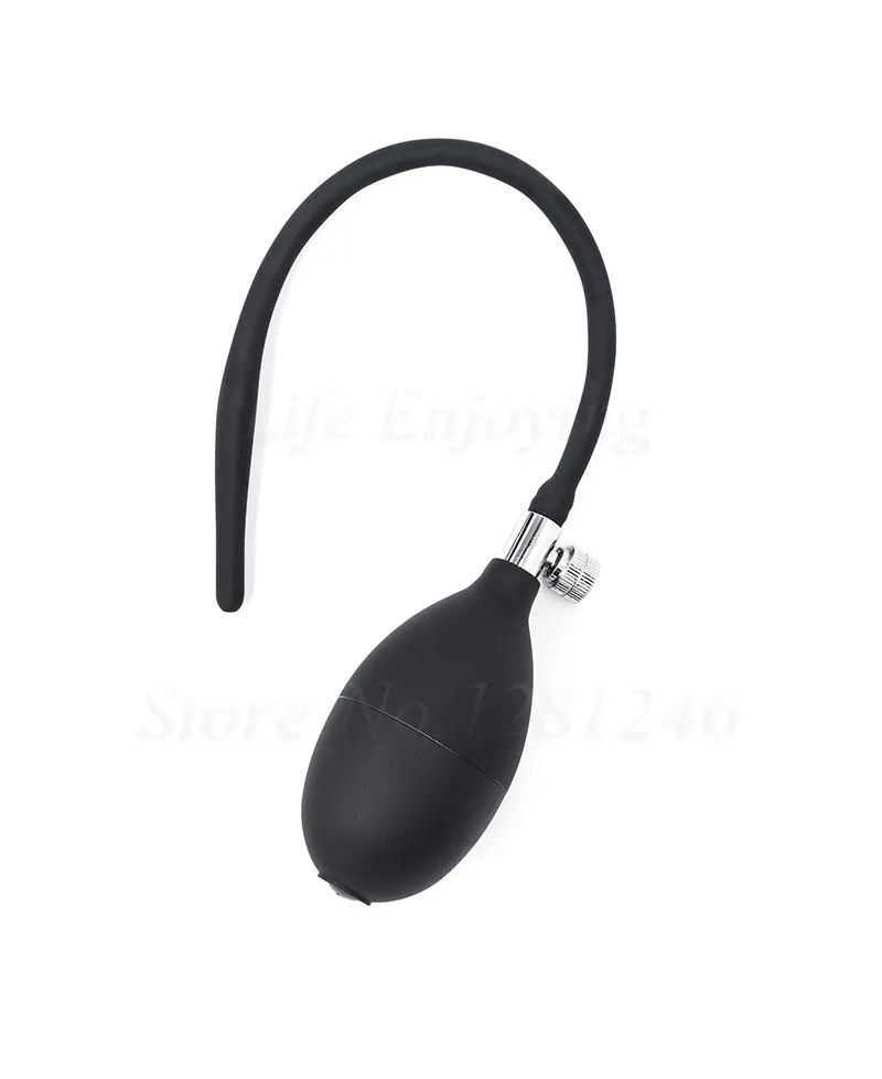 Inflatable Male Penis Plug Urethral Dilators Catheter Sound Silicone Penis Inserts Chastity Sex Toy For Men Gay Men Masturbation