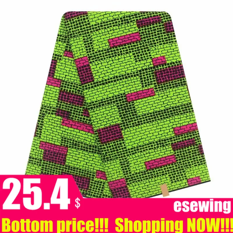 Африканская ткань Анкара настоящий воск принт Нигерия хлопок Африканский Воск Принт швейная ткань Высокое качество лучшее jave качество воск