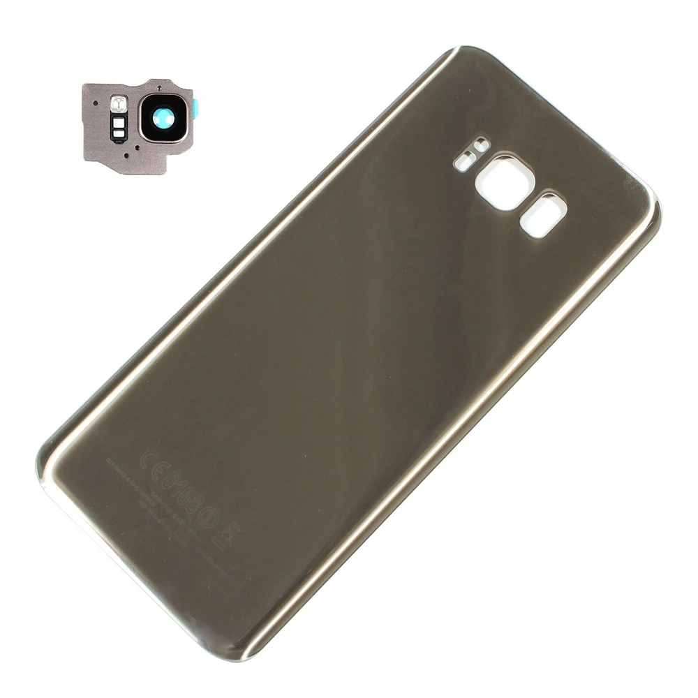 10 шт. Задняя крышка батареи для samsung Galaxy S8 plus S8+ G950F G955F Корпус Замена запчастей с камерой стекло объектив