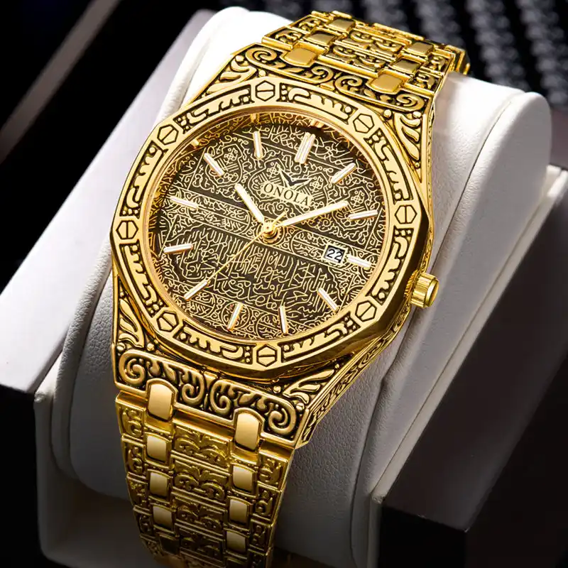 Onola Marka Vintage Saat Adam Su Gecirmez Orijinal Celik Bant Kol Saati Moda Rahat Luks Altin Erkek Izle Relogio Masculino Kuvars Saatler Aliexpress