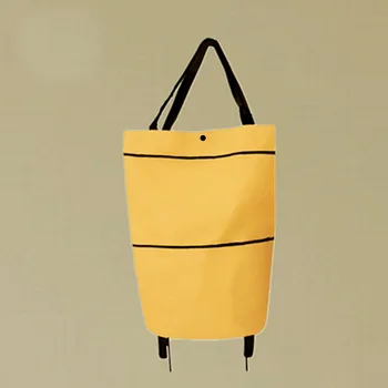 

Shopping Folding Tug Bag Portable Multi-function Large Capacity Oxford Tote Cart Hogard
