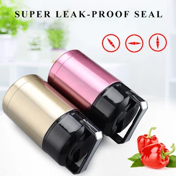 

Double Stainless Steel Thermos 800/1000ML Food Soup Containers Large Capacity Vacuum Flasks Portable Lunch Bento Box термос