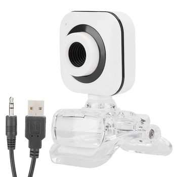 

web camera with Built-in Microphone Computer Camera Webcam PC Accessory 480P HD 360 degree Rotable Webcam with Transparent Clip