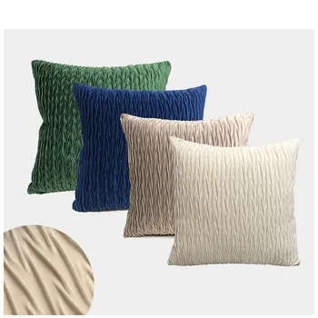 

Pillow Case Cushion Cover 3D Geometric Pattern Flannel Pillow-covers for Car Home Sofa Bed Living Room