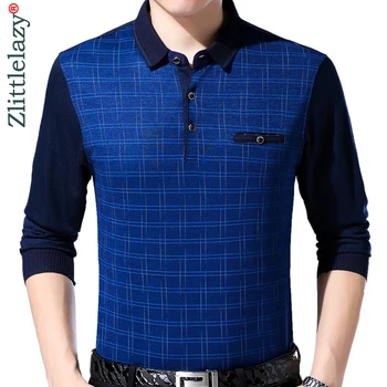 

2019 brand casual pocket fitness winter thick warm polo shirt men poloshirt jersey mens polos tee shirts dress fashions 02110
