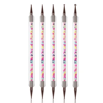 

Fashion Manicure Gift DIY Multipurpose Striping Tape Glitter Rhinestones Dotting Tool Home Stickers Nail Art Set Exquisite