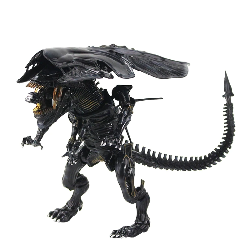 17 см инопланетяне гибридные металлические фигурки#047 Xenomorph инопланетянин королева игрушка ПВХ фигурка "чужой" экшн Коллекция Модель игрушки куклы