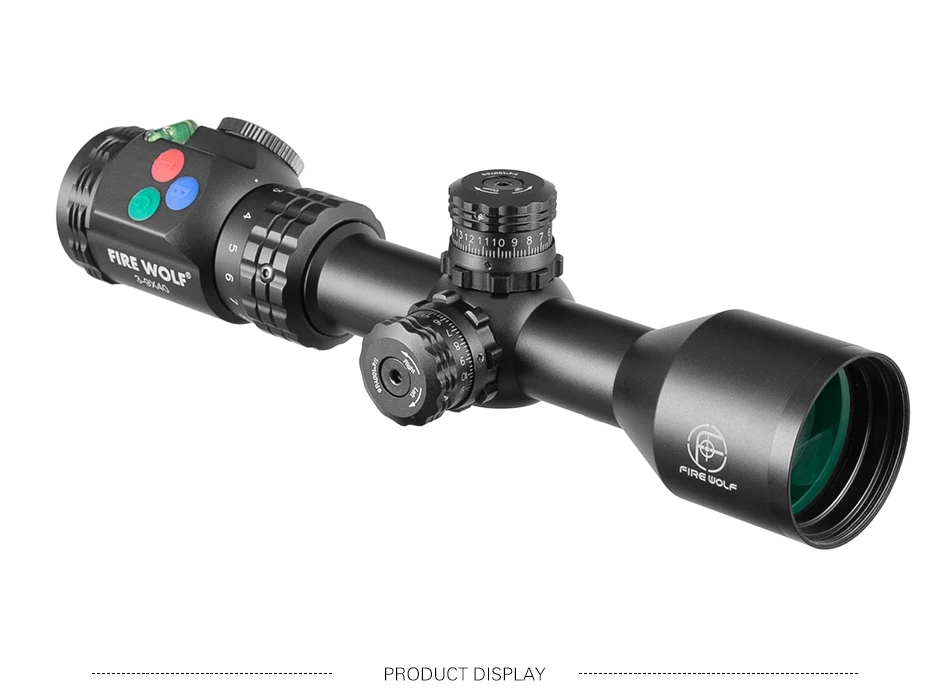 Escopos de Nível Riflescope Tático Rifle Óptico Âmbito Rgb Botão Cruz Ponto Vista Iluminado Retical Caça 3-9x40 8 Cheap Lunetas Riflescopes