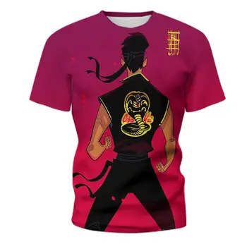 

One piece Cobra Kay Men Clothing Short Sleeve Summer Outdoor 3D Full printing T-shirt Hip Hop Women's T Shirt Oversized shirts