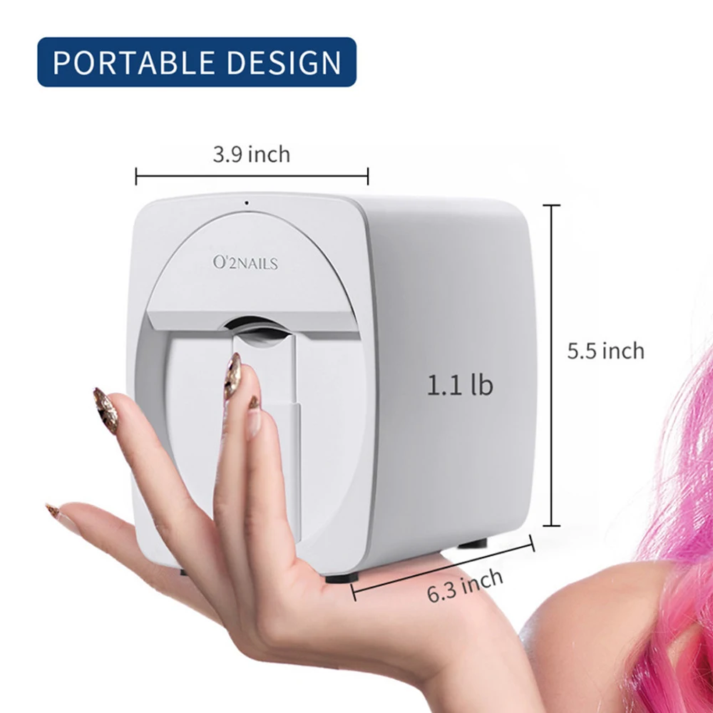 2018 New Portable Nail Printer Support WiFi/ DIY/ USB 3D Digital Nail Art  Machine - AliExpress