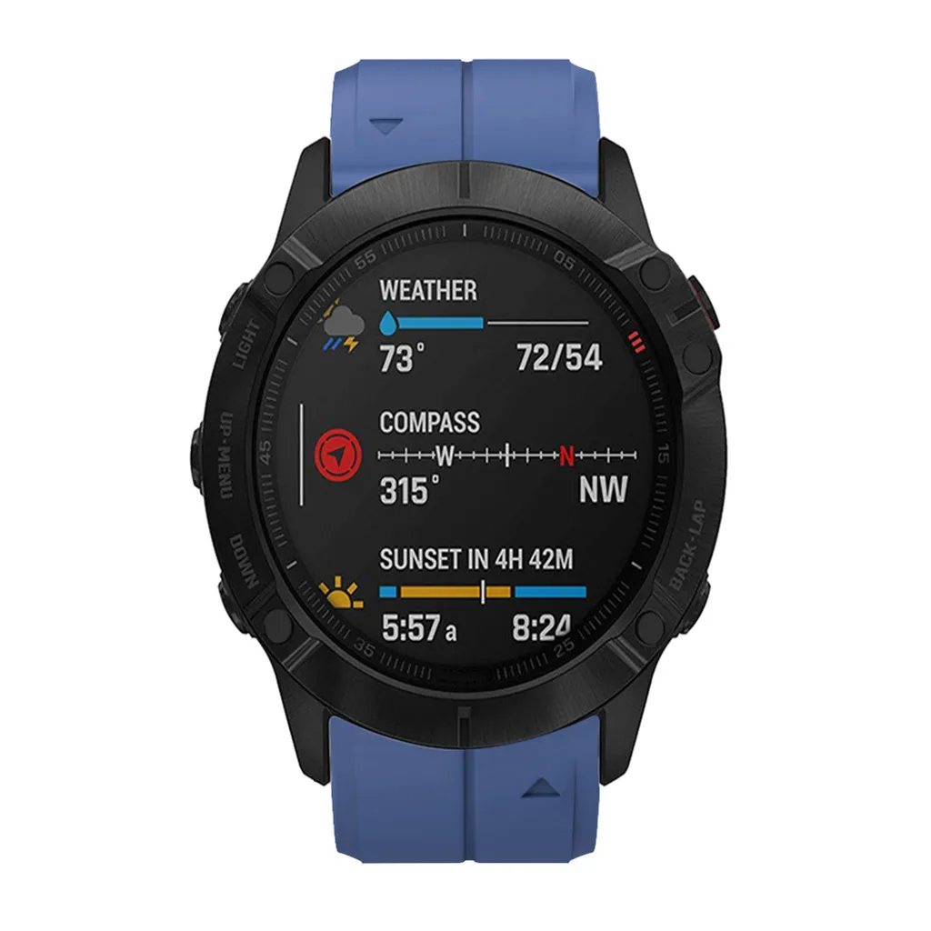 Силиконовый ремешок для часов с быстросъемным ремешком для Garmin Fenix 6X/Fenix 6XPro