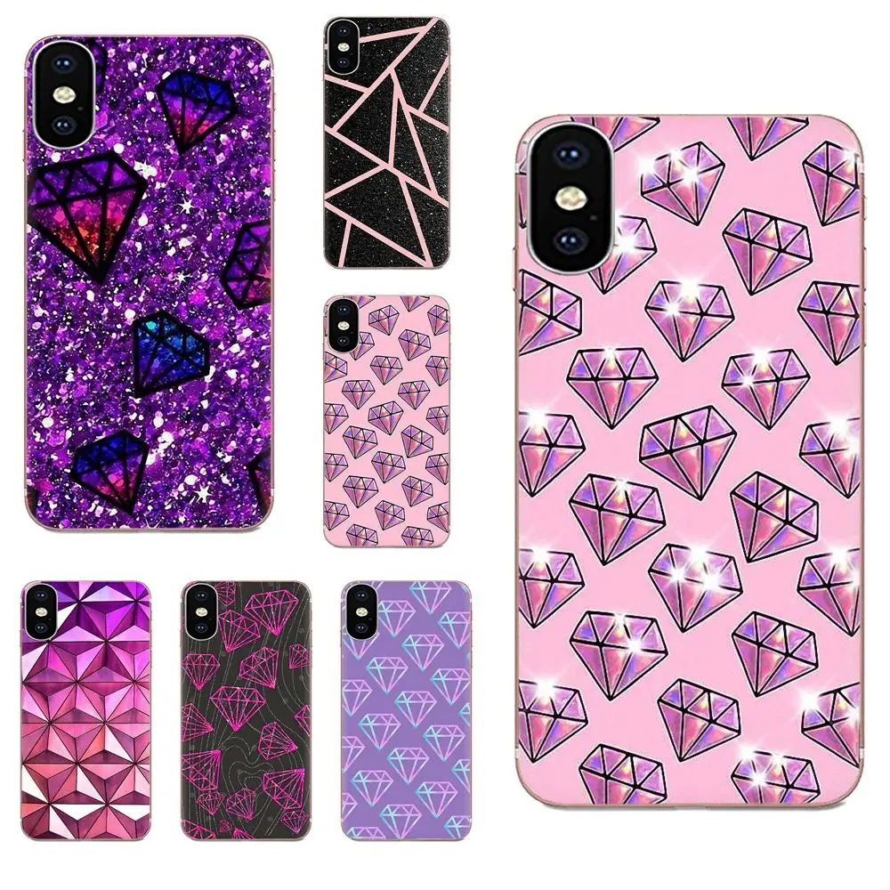 

Shiny Diamond TPU Skin Case For Huawei Honor 4C 5A 5C 5X 6 6A 6X 7 7A 7C 7X 8 8C 8S 9 10 10i 20 20i Lite Pro