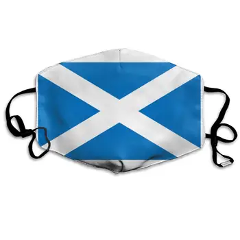

Scotland Flag Washable Reusable Mask, Cotton Anti Dust Half Face Mouth Mask For Kids Teens Men Women With Adjustable Ear Loops