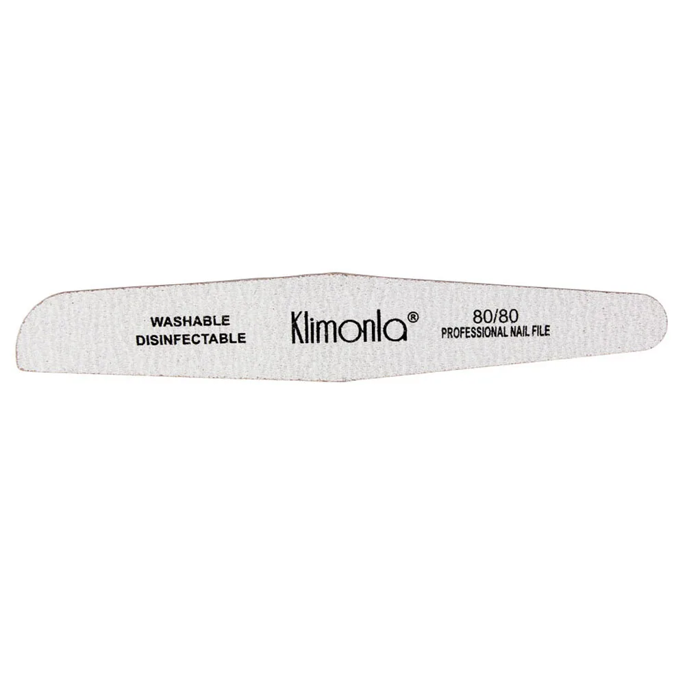 80 grit 100 шт./лот Klimonla толстые пилочки для ногтей, наждачная бумага 80/100/150/180/240 инструмент для удаления кутикулы буферный блок извести в ногти Ongle инструмент по уходу за ногами - Цвет: 80 grit