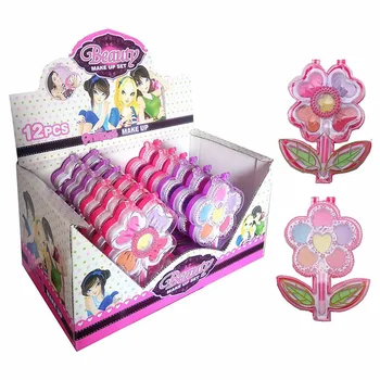 

DIY Washable Makeup Tools for Grils Children Simulation Lipstick Eye Shadow Pretend Play Cosmetics Kit Toys Gifts