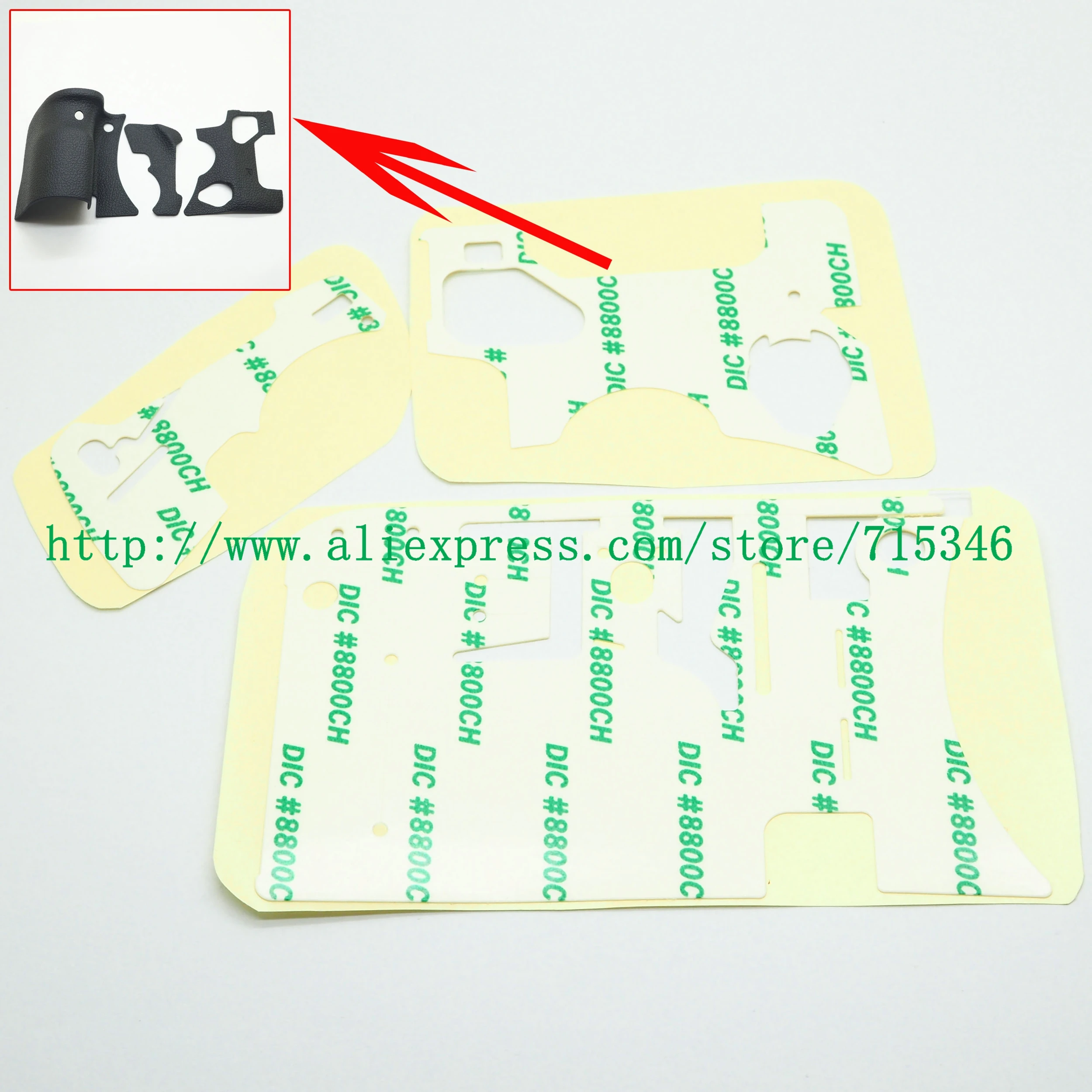 

NEW Grip Holding Rubber Double-sided Adhesive Tape For Canon EOS 6D Mark II / 6D2 Digital Camera Repair Part