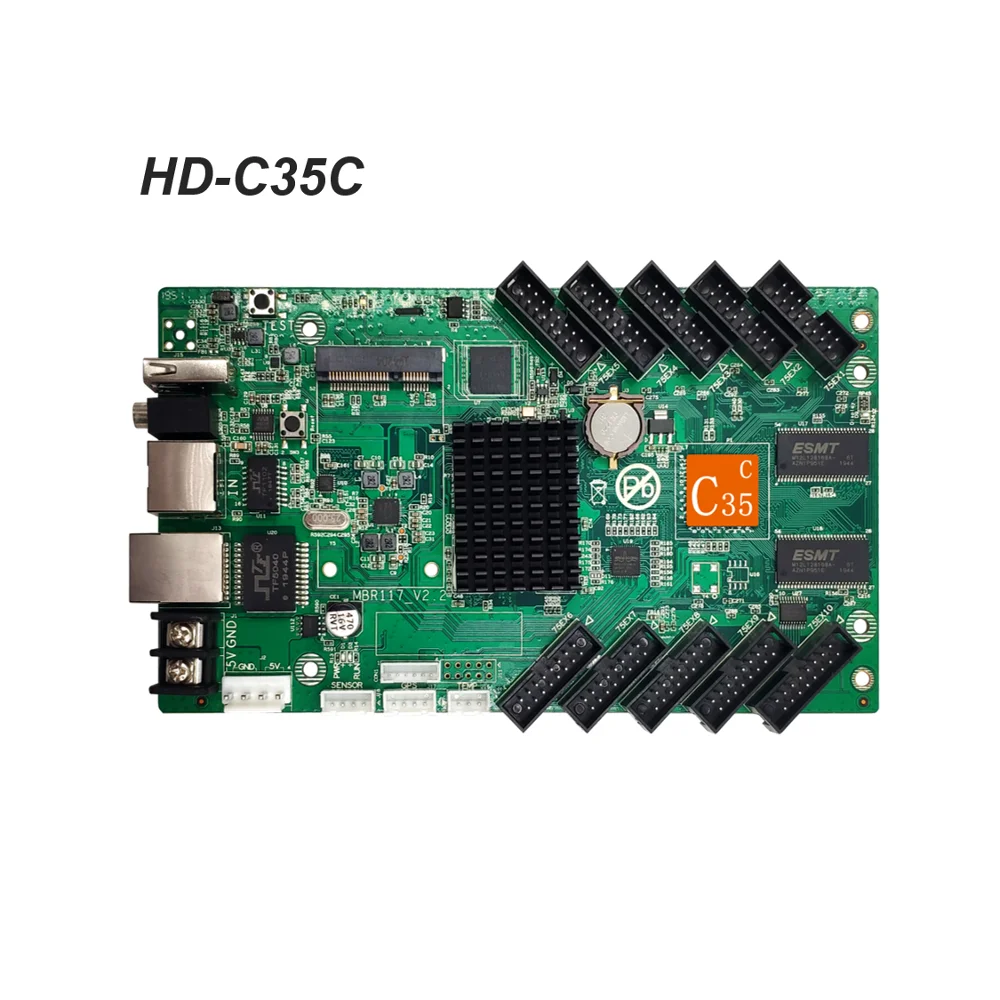 Huidu HD C15 C15C C35 C35C асинхронный Управление карта для Full Цвет рекламный светодиодный