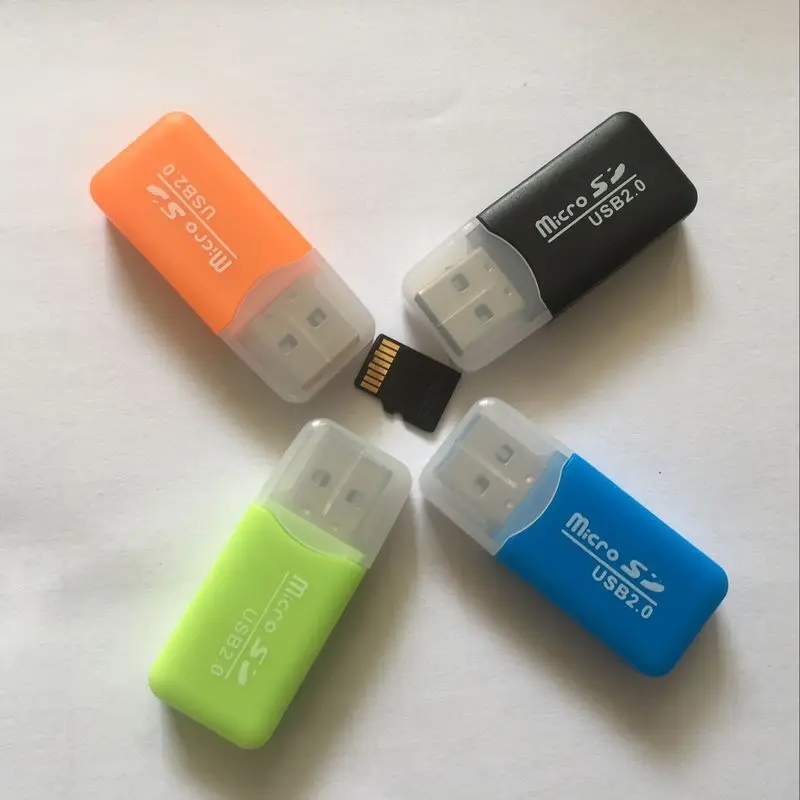High Speed Mini USB 2 0 Micro SD TF T Flash Memory Card Reader Adapter for 4