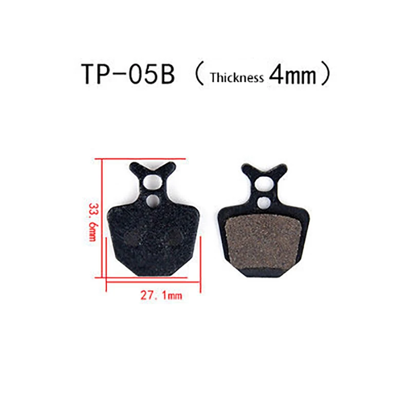 1 пара(2 шт.) MTB велосипедный велосипед велосипедные дисковые Тормозные колодки полуметаллические тормозные колодки для SHIMANO SRAM AVID HAYES TEKTRO Magura Formula - Цвет: TP-05B