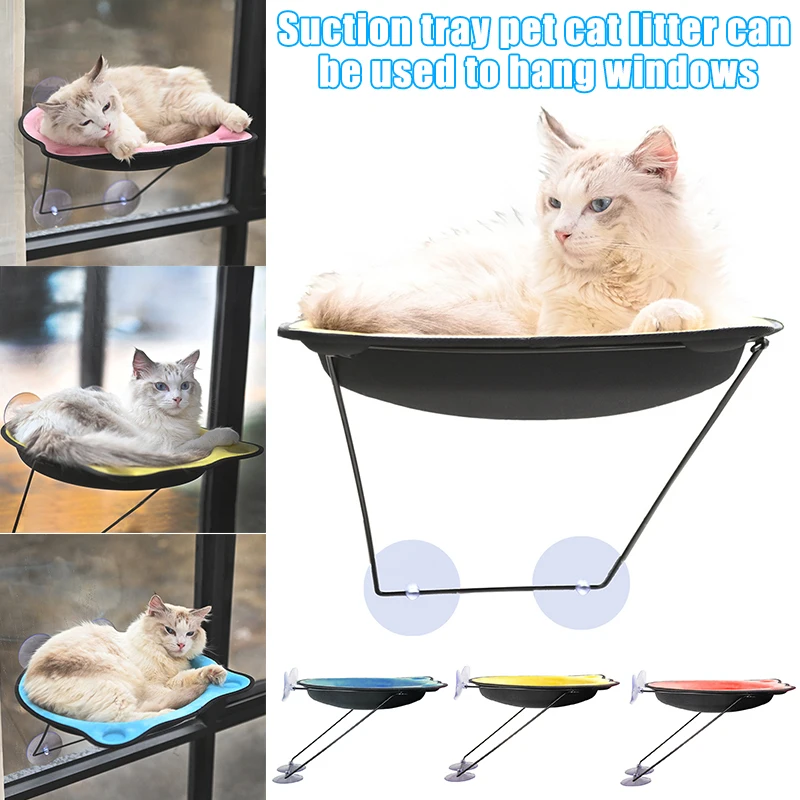 

Cats Bed Cats Window Perch Window Seat Suction Cups Space Saving Hammock Pet Resting Seat Shelves SEP99