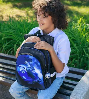 

Children School Bags for Boys Girls Cute Cartoon 3D Car Tank Kids Backpack Orthopedic Backpacks Primary School Satchel Grade 1-5