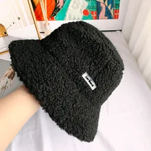 Зимняя женская шапка, плюшевая бархатная теплая Рыбацкая шапка, аксессуары, Ретро стиль, овечья шерсть, бархатная шапка, повседневная, Versa, милая плюшевая шапка