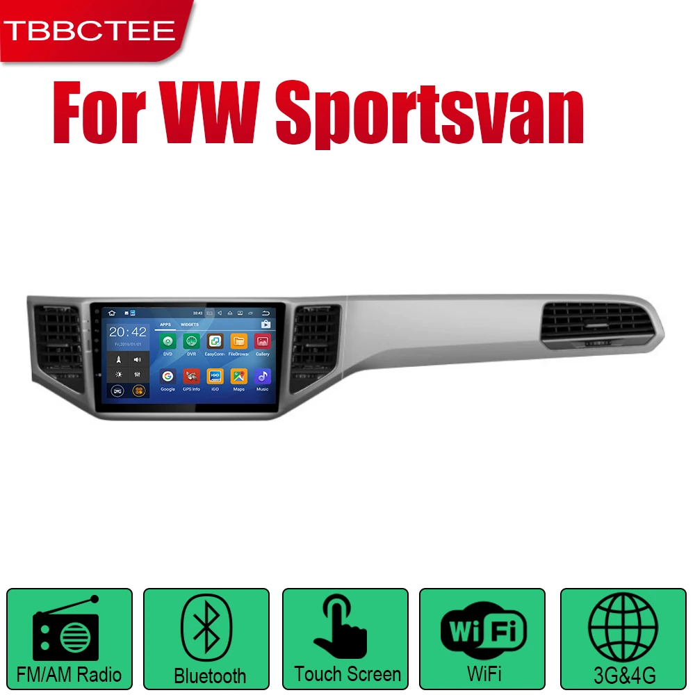 TBBCTEE Android Автомагнитола Стерео gps навигация для Volkswagen VW Sportsvan~ Bluetooth wifi 2din Автомагнитола стерео