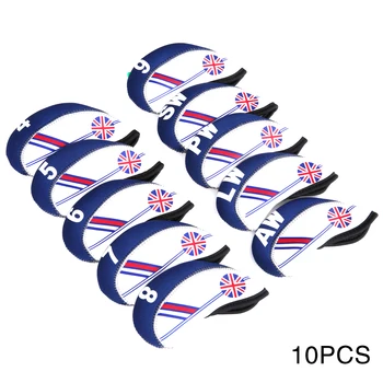 

10PCS Putter Cover Iron Putter Headcover Golf Head Cover Durable Nylon Gift Protect Case Sign Outdoor Club Travel