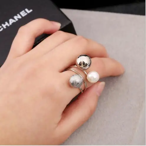 816 Adjustable Opened Minimalist Brincos Mujeres Retro Ring Combination Bijoux Jewelry Gift R2077
