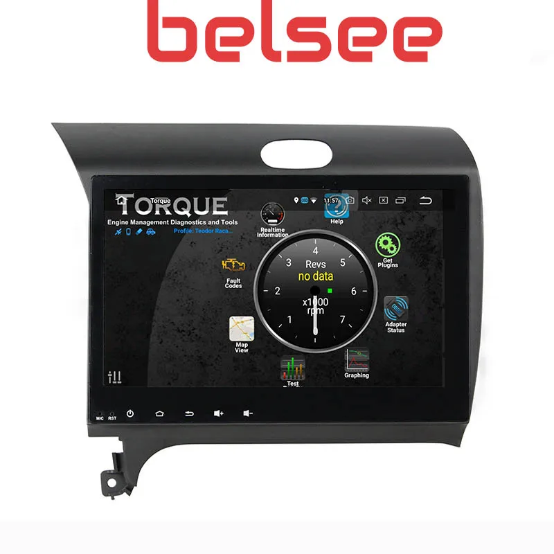 Best Belsee Ram 4+64G DSP Car Radio Multimedia Player Android 9.0 Auto DVD for Kia CERATO K3 FORTE 2013 2014 2015 2016 gps navigation 3