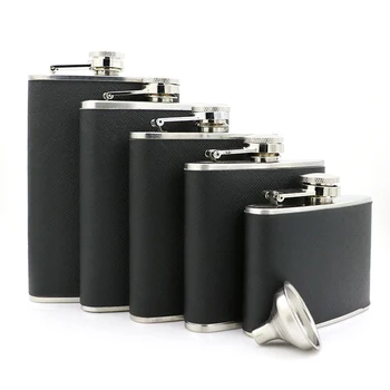

Outdoor Portable Pocket Flasks Alcohol Bottle Stainless Steel Mini Hip Flask with Funnel for Whiskey Wine Pot Bottle Gift