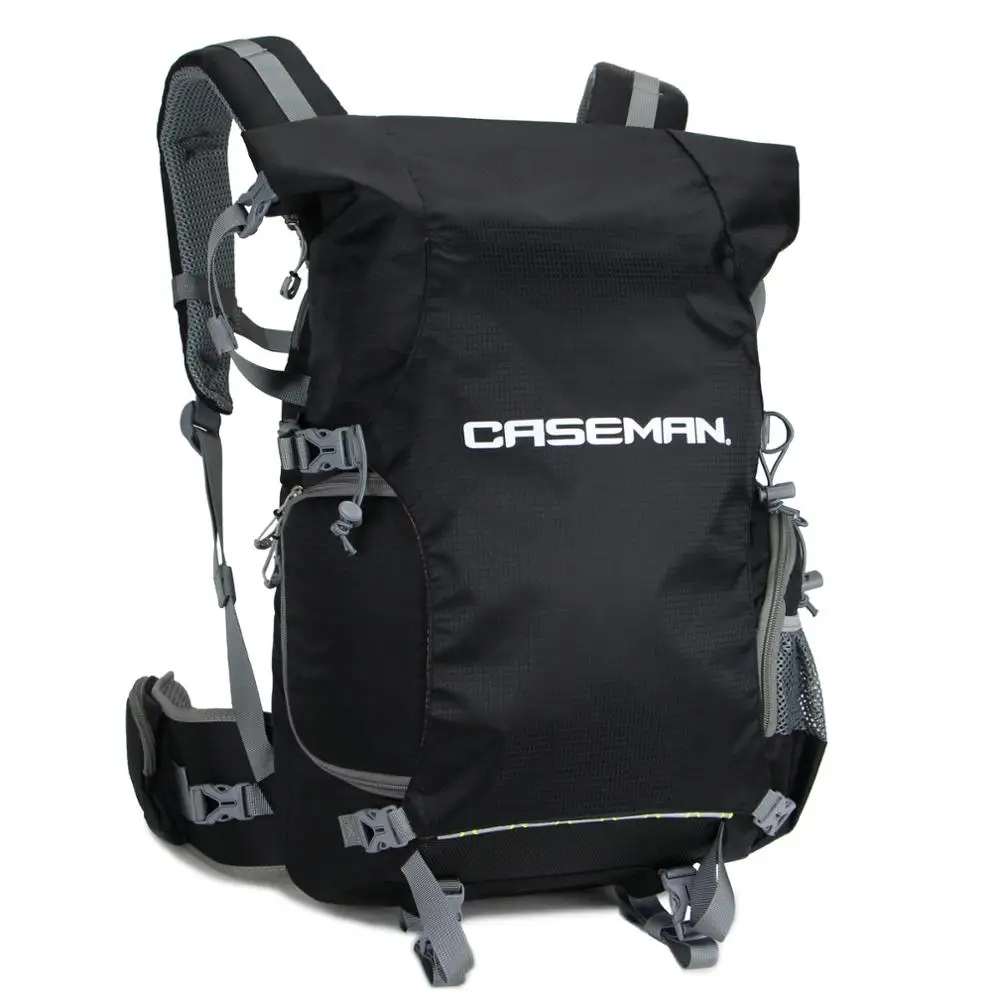 Caseman AOB4 цифровой SLR DSLR камера сумка чехол большой рюкзак ноутбук дождевик для Canon sony Nikon черный водонепроницаемый авторизованный - Цвет: Black