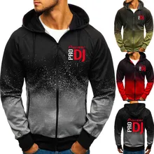 Высококачественная Толстовка Pioneer PRO DJ принт Повседневная куртка толстовка градиентной расцветки унисекс хлопок Harajuku толстовки пальто