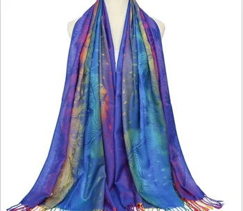 

Cross border new jacquard cotton scarf women colorful ethnic tourism shawl Amazon tassel cotton warm scarf