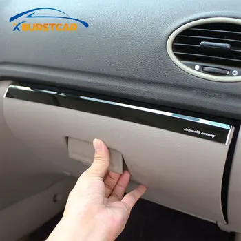 

Xburstcar Car Styling Copilot Storage Box decoration Trim stickers glove covers For Ford Focus 2 MK2 2005 - 2011 LHD Accessories
